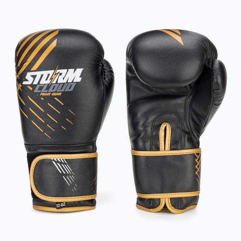 Bokso pirštinės StormCloud Lynx black/gold 2