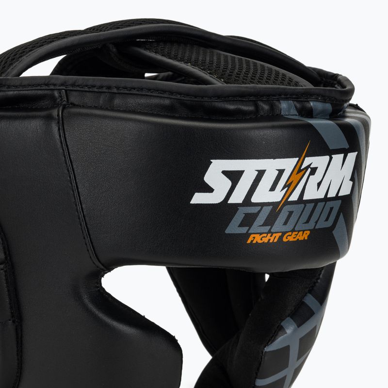 Bokso šalmas StormCloud Lynx black/grey 4