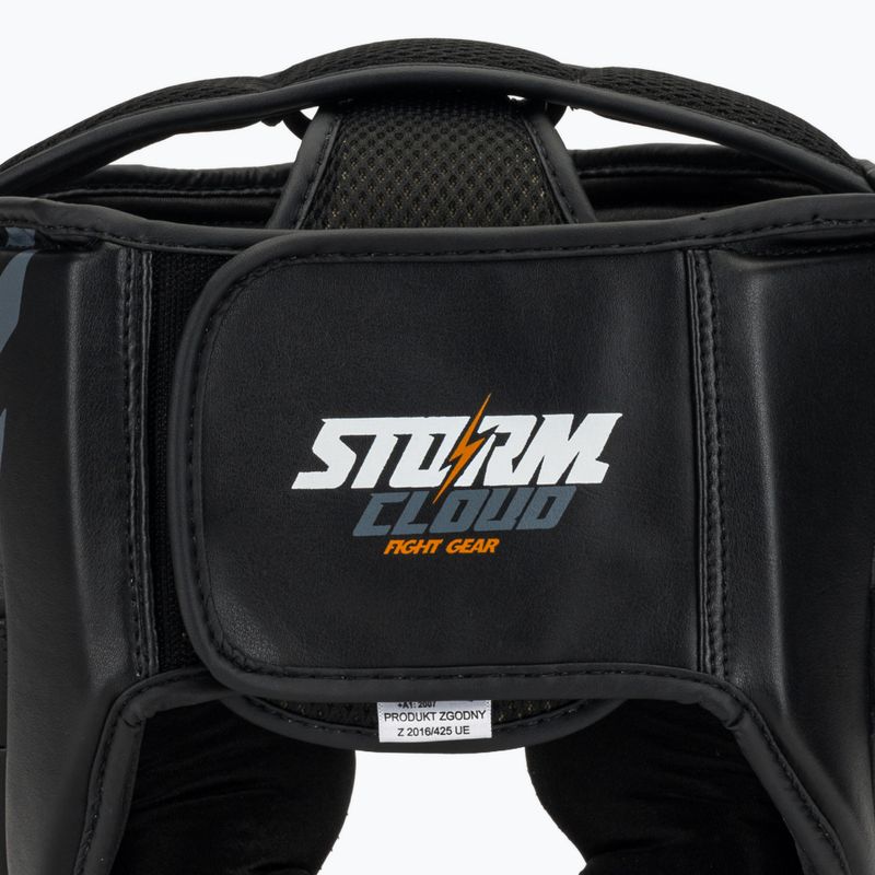 Bokso šalmas StormCloud Lynx black/grey 5