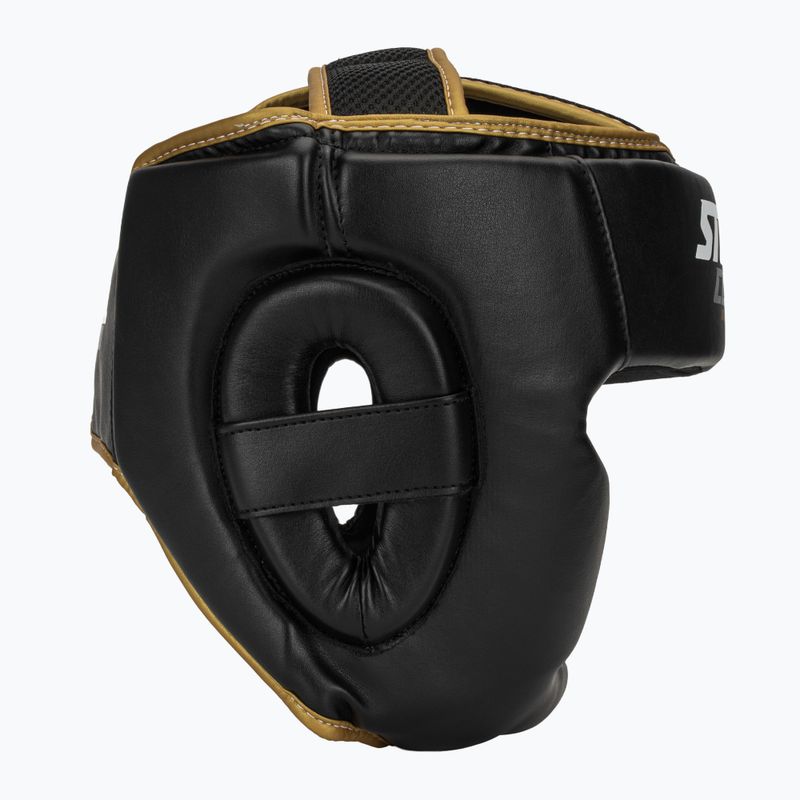 Bokso šalmas StormCloud Lynx black/gold 2