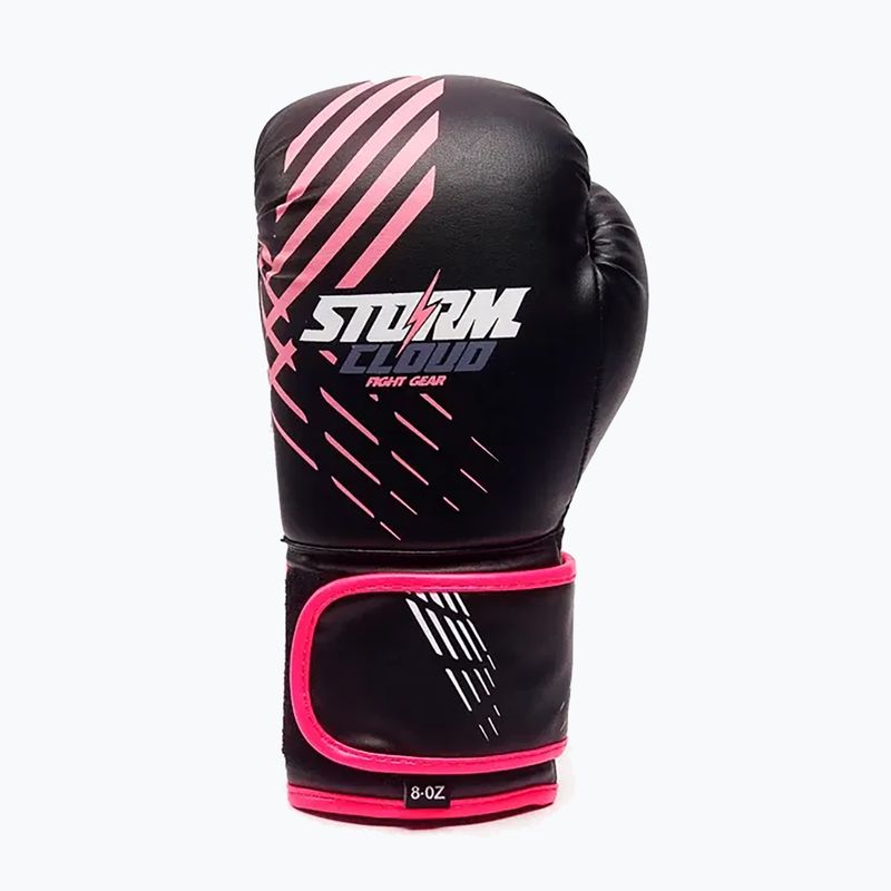 Bokso pirštinės StormCloud Lynx black/pink 2
