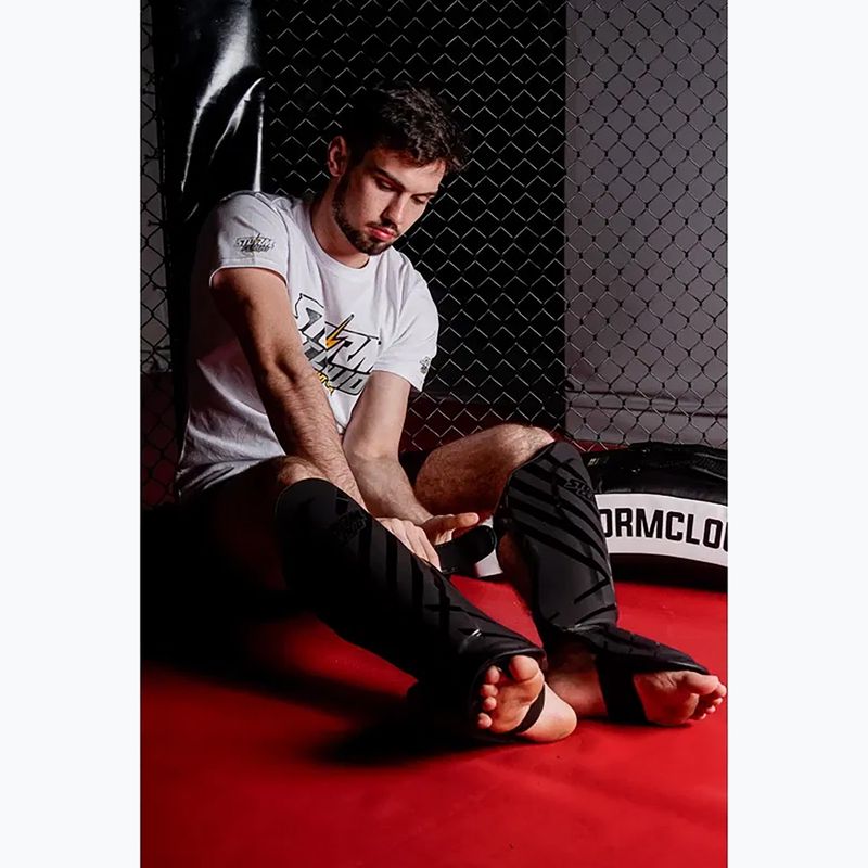 Blauzdų ir pėdų apsaugos StormCloud Lynx black/black 9