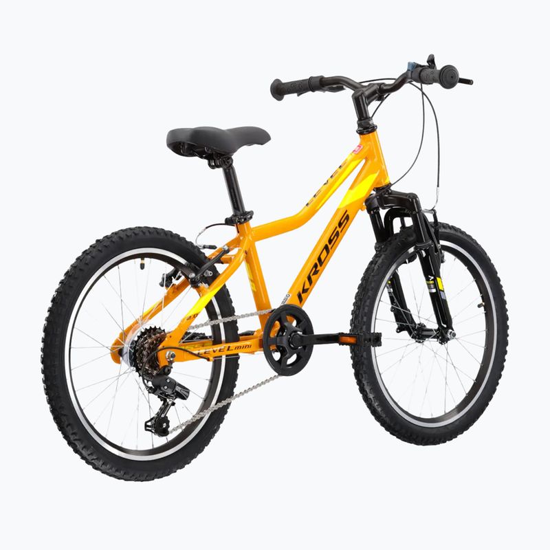 Vaikiškas dviratis KROSS Level Mini 2.0 yellow/black/gloss 3