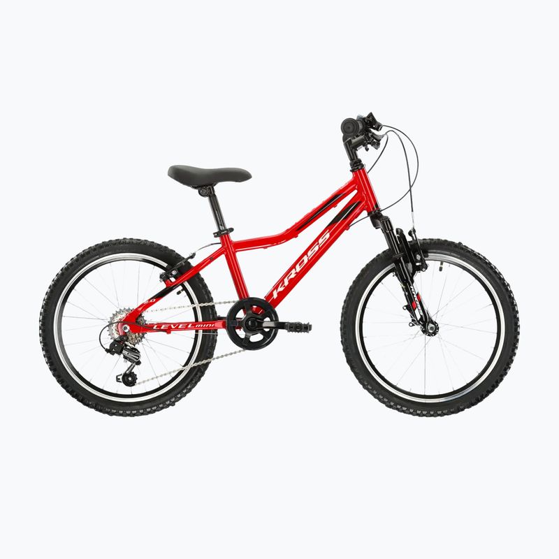Vaikiškas dviratis KROSS Level Mini 2.0 red/black/gloss