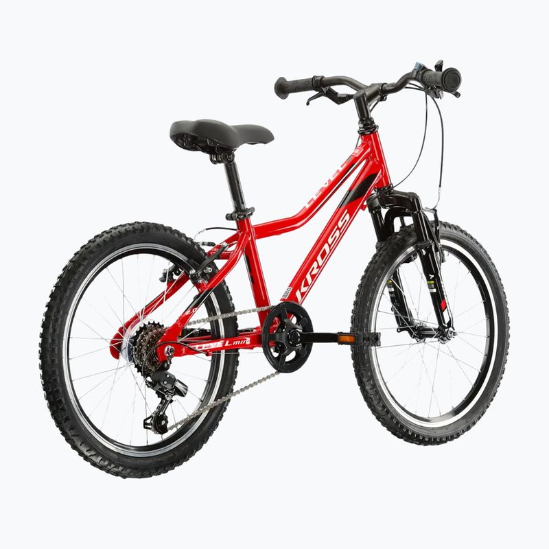 Vaikiškas dviratis KROSS Level Mini 2.0 red/black/gloss 3