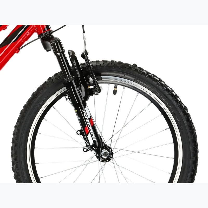 Vaikiškas dviratis KROSS Level Mini 2.0 red/black/gloss 6