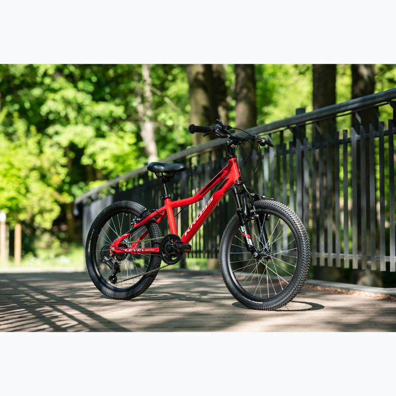 Vaikiškas dviratis KROSS Level Mini 2.0 red/black/gloss 12