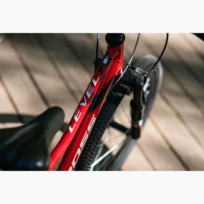 Vaikiškas dviratis KROSS Level Mini 2.0 red/black/gloss 15