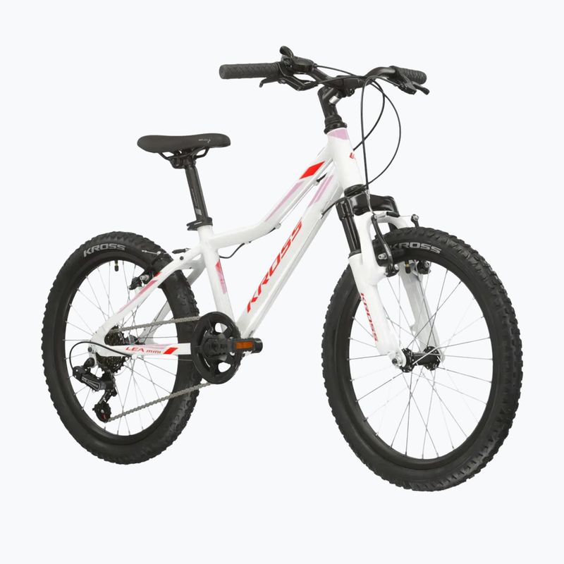 Vaikiškas dviratis KROSS Lea Mini 2.0 white/red/gloss 2