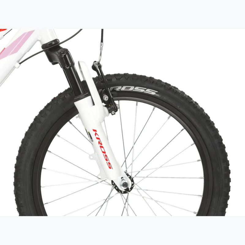 Vaikiškas dviratis KROSS Lea Mini 2.0 white/red/gloss 6