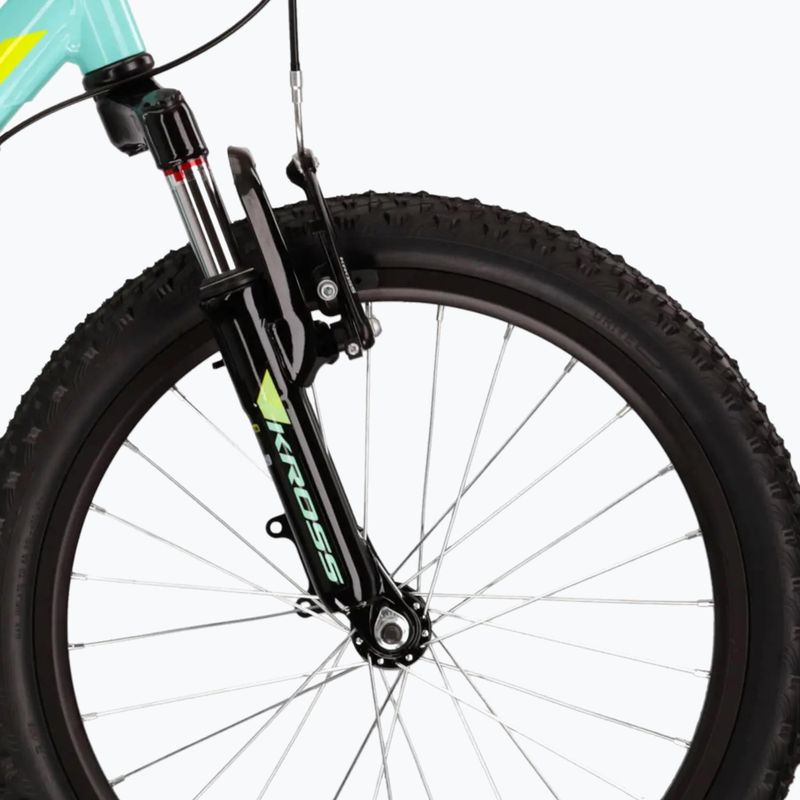 Vaikiškas dviratis KROSS Lea Mini 2.0 celadon/lime/gloss 6