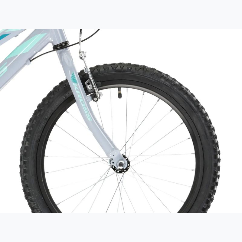 Vaikiškas dviratis KROSS Lea Mini 1.0 grey/mint/gloss 6