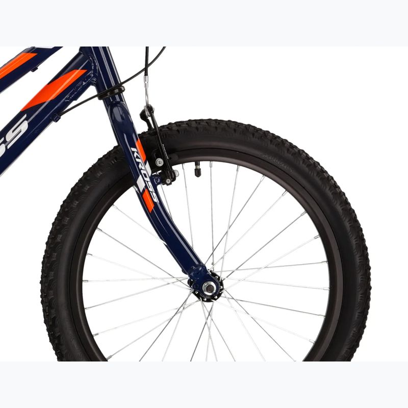 Vaikiškas dviratis KROSS Hexagon Mini 1.0 navy blue/white/gloss 5