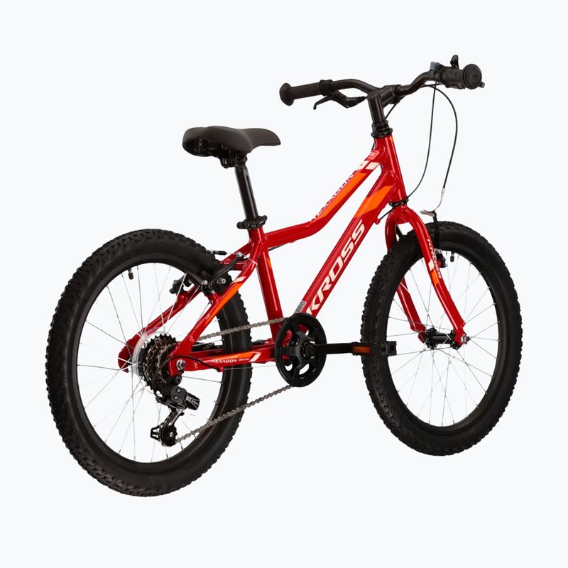 Vaikiškas dviratis KROSS Hexagon Mini 1.0 red/white/gloss 3