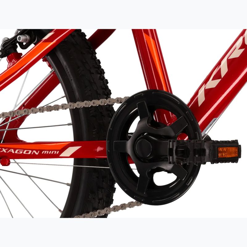 Vaikiškas dviratis KROSS Hexagon Mini 1.0 red/white/gloss 7