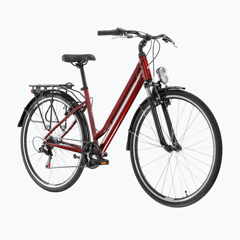 Miesto dviratis KROSS Sentio 1.0 ruby/grey/gloss 2