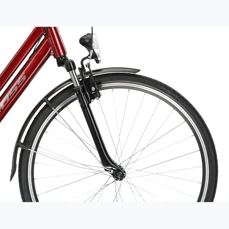 Miesto dviratis KROSS Sentio 1.0 ruby/grey/gloss 6