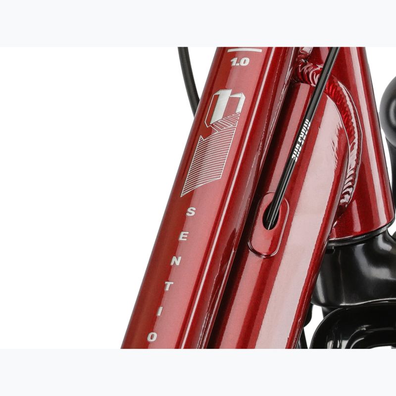 Miesto dviratis KROSS Sentio 1.0 ruby/grey/gloss 11