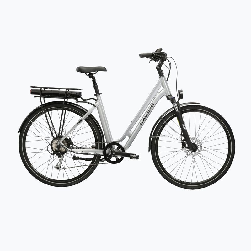 Elektrinis dviratis KROSS Sentio Hybrid 2.0 el. 504 Wh silver/black/gloss