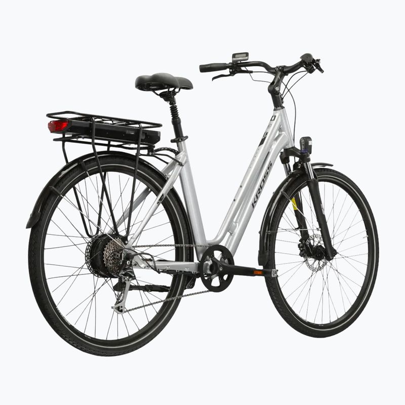 Elektrinis dviratis KROSS Sentio Hybrid 2.0 el. 504 Wh silver/black/gloss 3