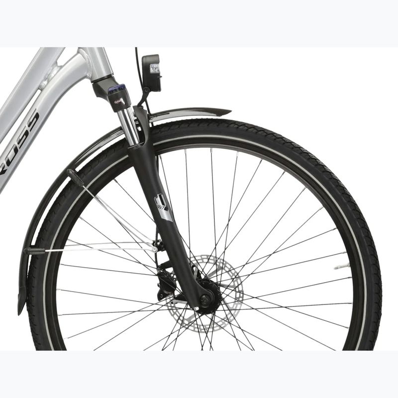Elektrinis dviratis KROSS Sentio Hybrid 2.0 el. 504 Wh silver/black/gloss 6