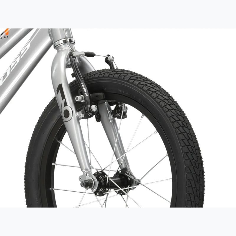 Vaikiškas dviratis KROSS Racer 4.0 silver/white/gloss 4