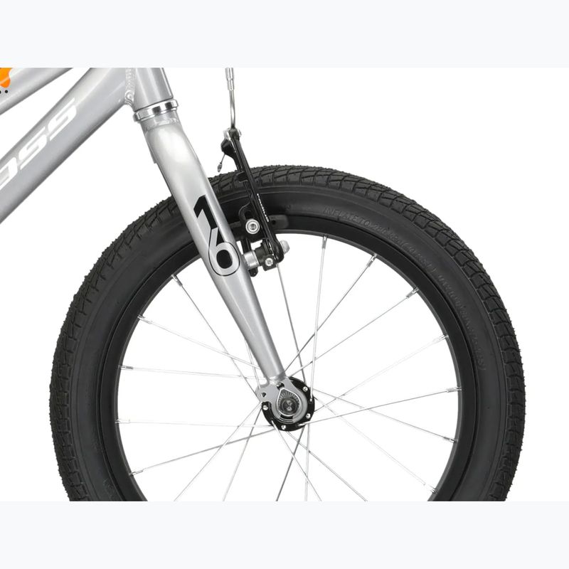 Vaikiškas dviratis KROSS Racer 4.0 silver/white/gloss 5