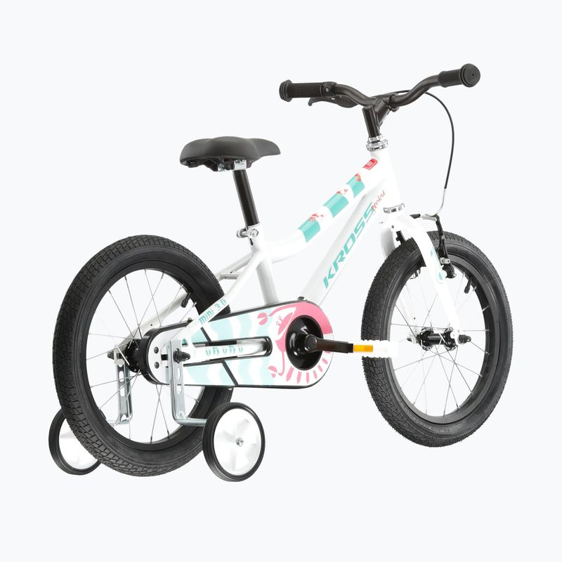 Vaikiškas dviratis KROSS Mini 3.0 white/mint/gloss 3