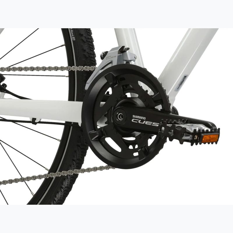 Moteriškas krosinis dviratis KROSS Evado 7.0 In white/turquoise/gloss 9