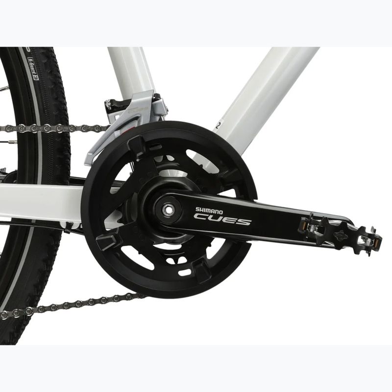 Moteriškas krosinis dviratis KROSS Evado 7.0 In white/turquoise/gloss 10