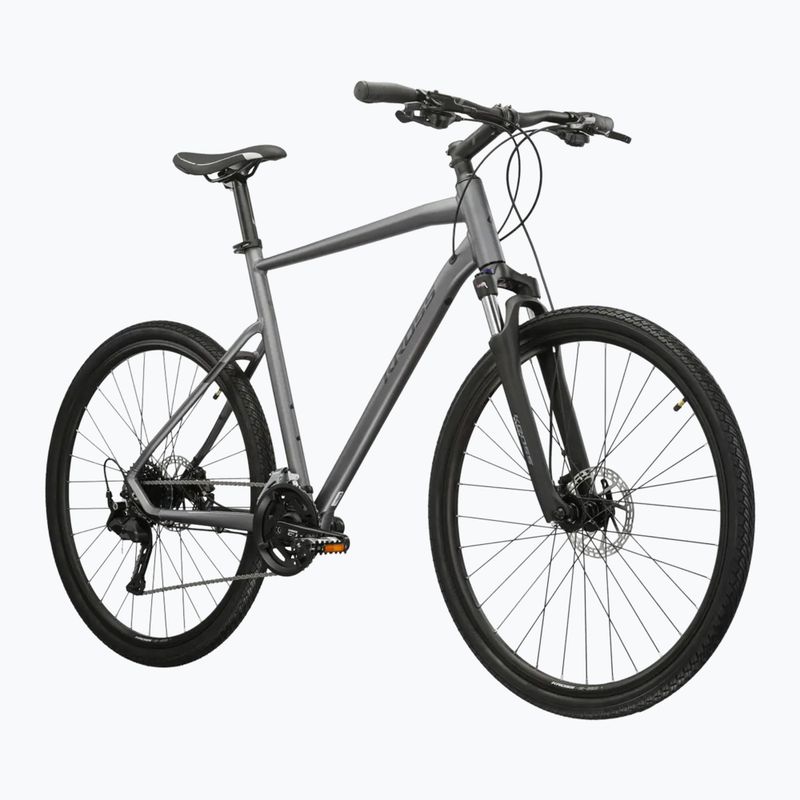 Kroso dviratis KROSS Evado 5.0 graphite/black/matte 2