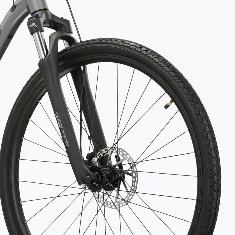 Kroso dviratis KROSS Evado 5.0 graphite/black/matte 5