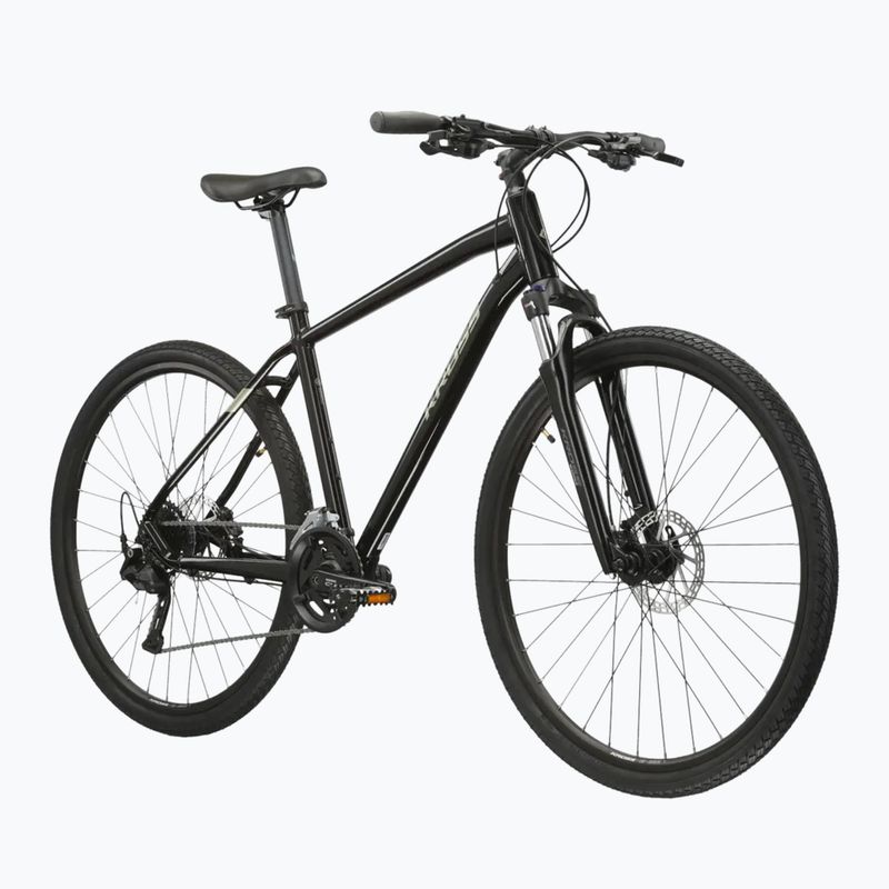 Kroso dviratis KROSS Evado 5.0 black/green/gloss 2