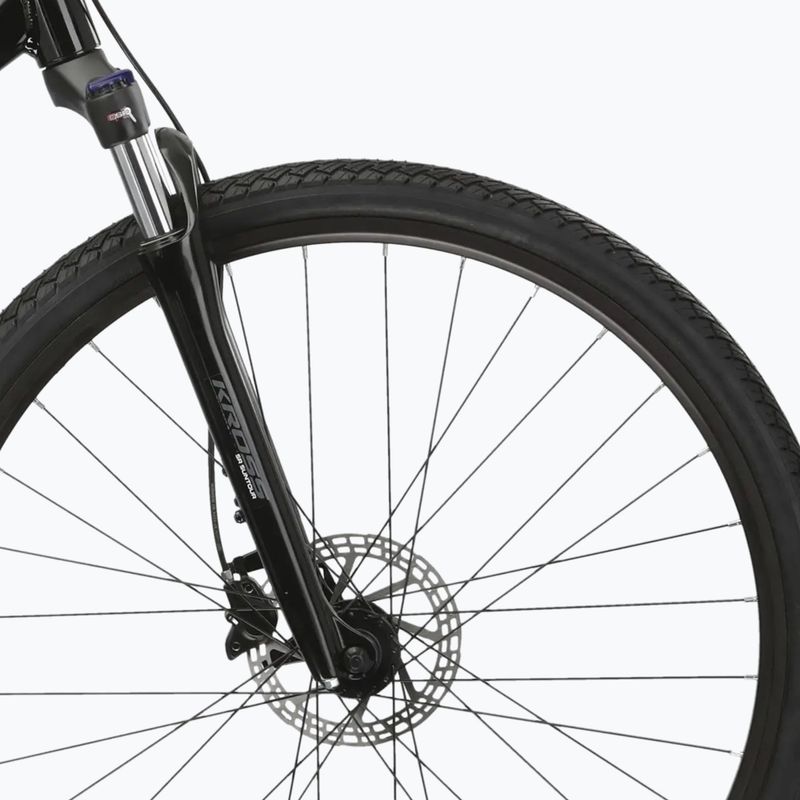 Kroso dviratis KROSS Evado 5.0 black/green/gloss 6