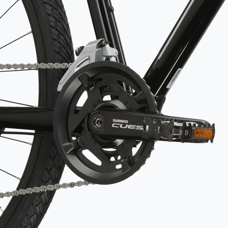 Kroso dviratis KROSS Evado 5.0 black/green/gloss 10