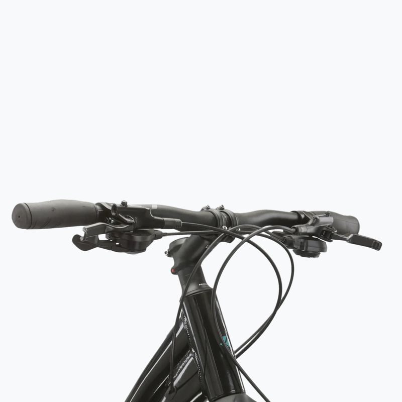 Moteriškas krosinis dviratis KROSS Evado 5.0 In black/turquoise/gloss 4