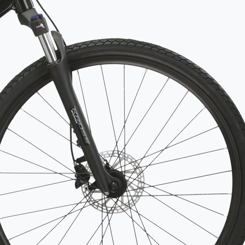 Moteriškas krosinis dviratis KROSS Evado 5.0 In black/turquoise/gloss 6