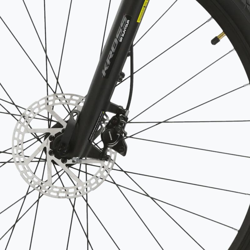 Moteriškas krosinis dviratis KROSS Evado 5.0 In black/turquoise/gloss 7