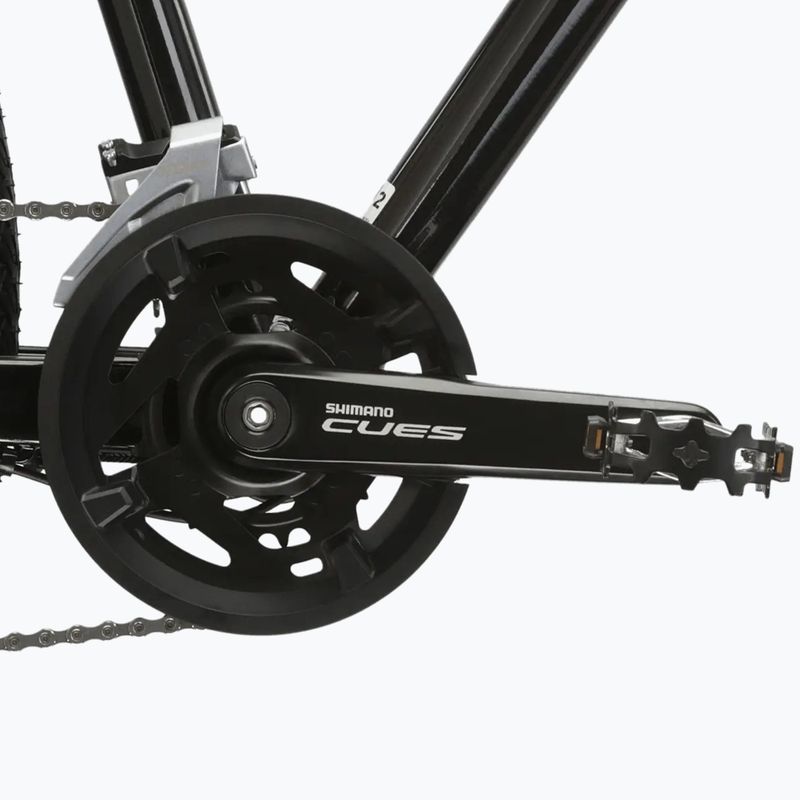 Moteriškas krosinis dviratis KROSS Evado 5.0 In black/turquoise/gloss 8