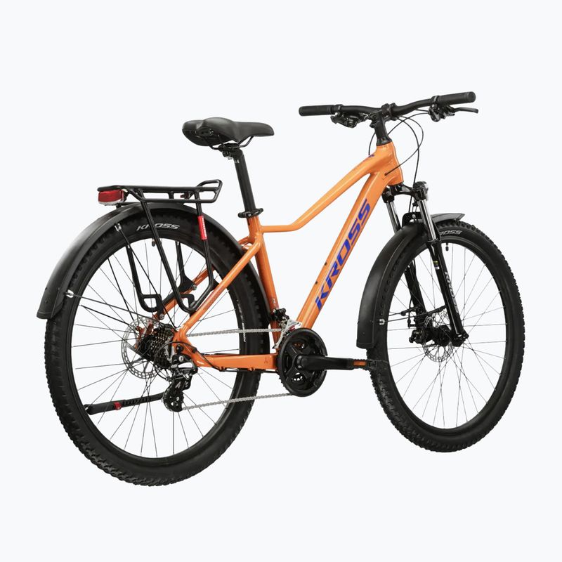 Moteriškas kalnų dviratis KROSS Lea 2.0 Eq W 27.5 orange/navy blue/gloss 3
