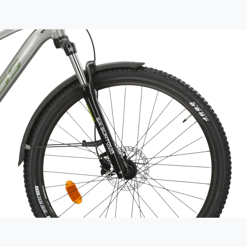 Kalnų dviratis KROSS Hexagon 4.0 EQ 29" silver/green/gloss 6