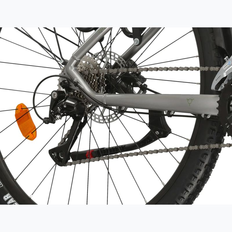 Kalnų dviratis KROSS Hexagon 4.0 EQ 29" silver/green/gloss 8