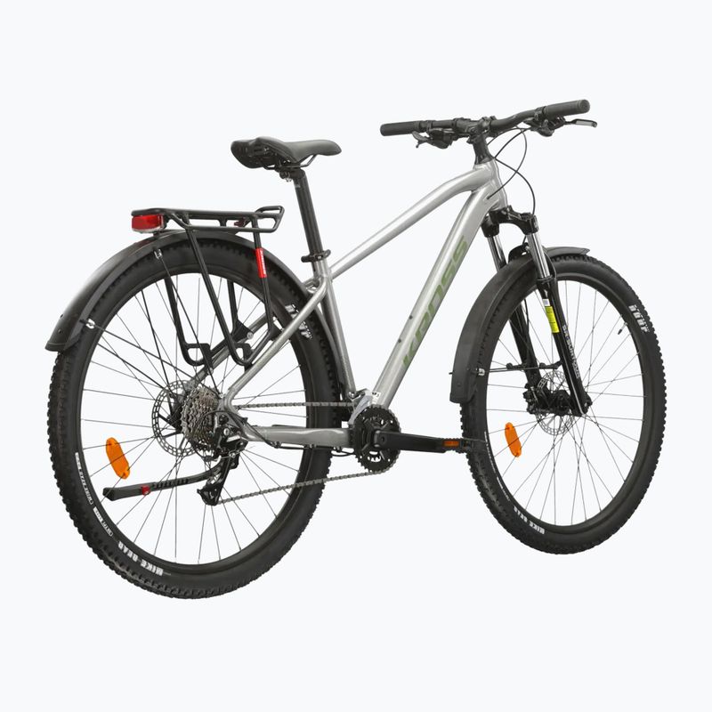 Kalnų dviratis KROSS Hexagon 4.0 EQ 27,5" silver/green/gloss 3
