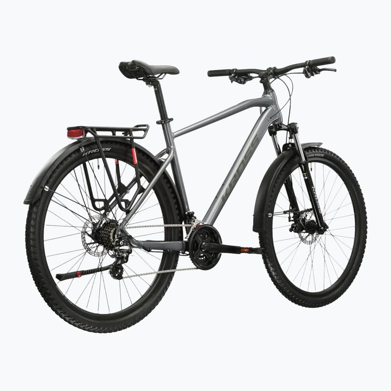 Kalnų dviratis KROSS Hexagon 2.0 EQ 27,5" grey/dark grey/gloss 3