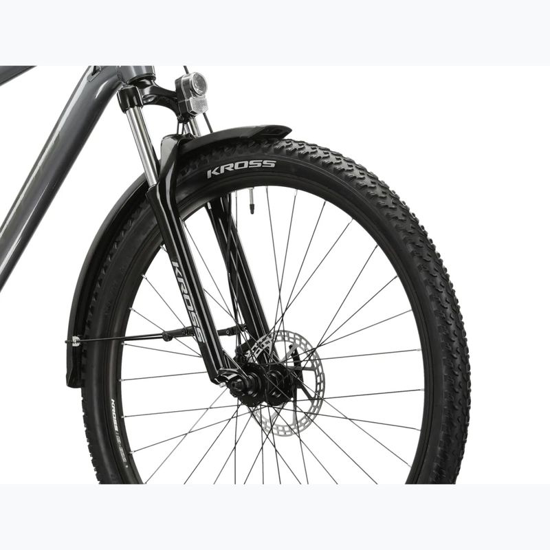 Kalnų dviratis KROSS Hexagon 2.0 EQ 27,5" grey/dark grey/gloss 5