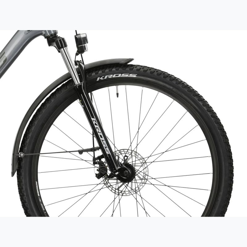 Kalnų dviratis KROSS Hexagon 2.0 EQ 27,5" grey/dark grey/gloss 6