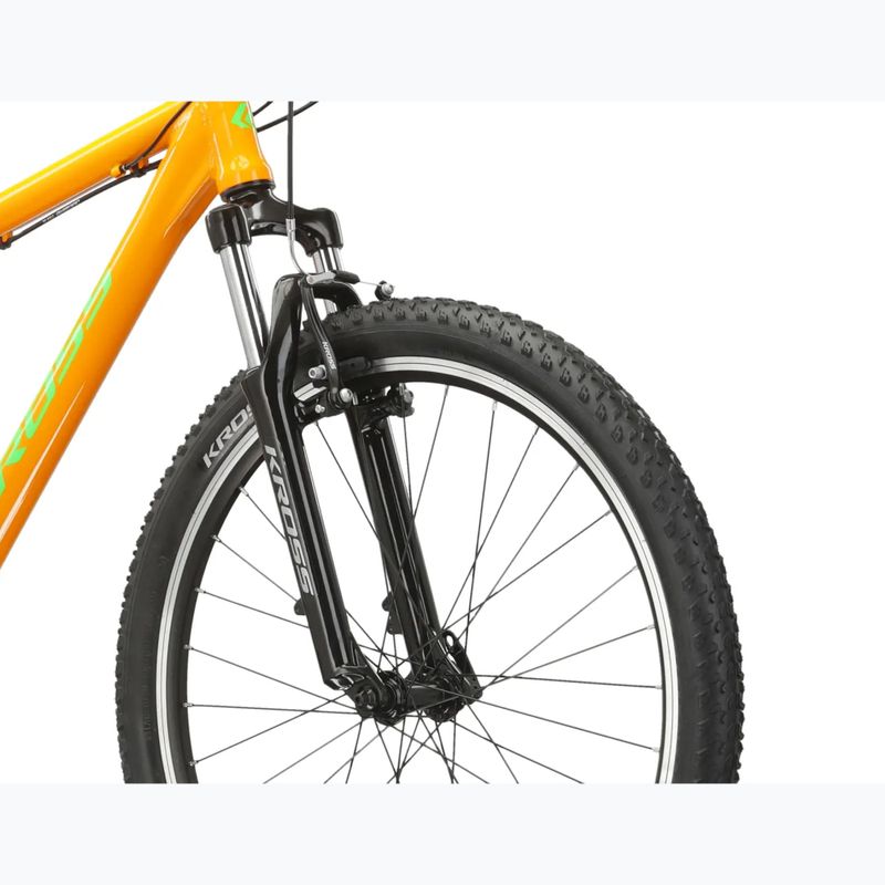 Kalnų dviratis KROSS Hexagon 1.0 26" orange/green/gloss 5