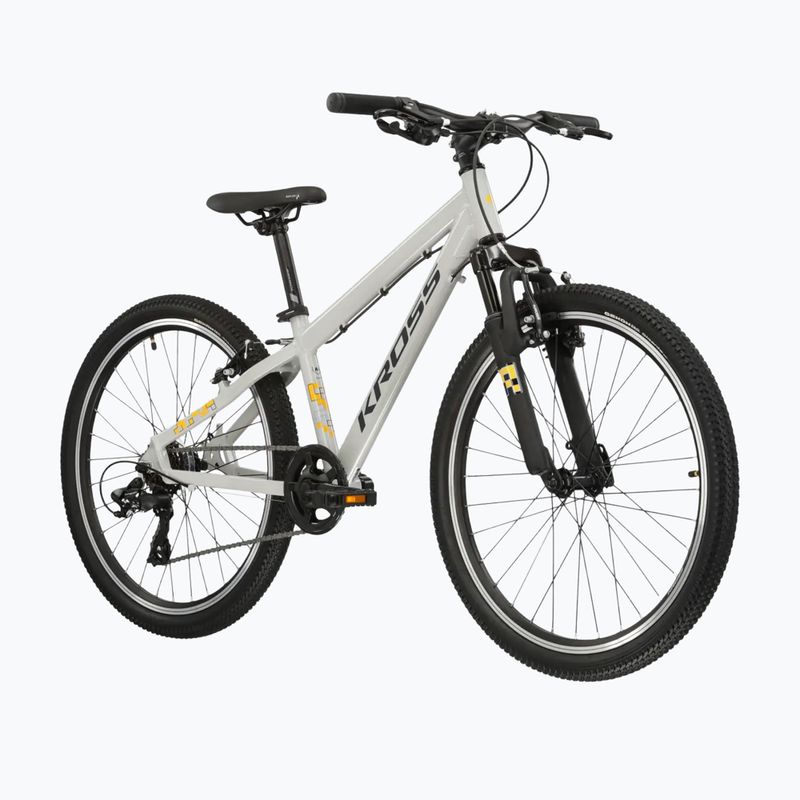 Vaikiškas dviratis KROSS Dust Jr 1.0 grey/black/gloss 2