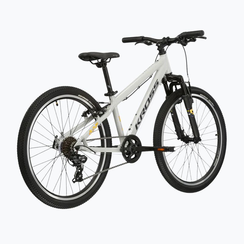 Vaikiškas dviratis KROSS Dust Jr 1.0 grey/black/gloss 3