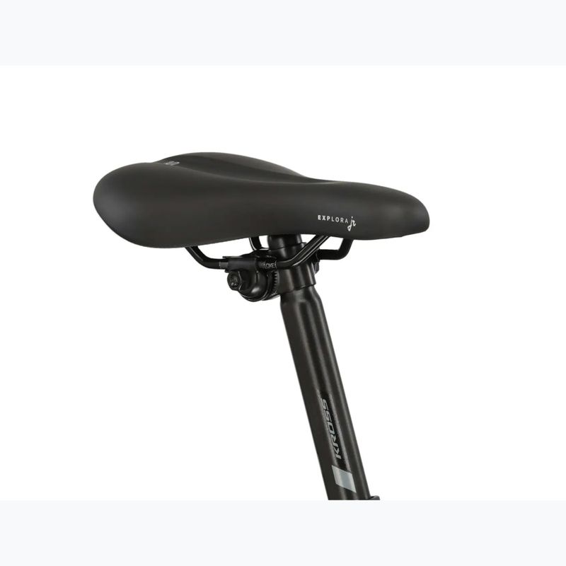 Vaikiškas dviratis KROSS Dust Jr 1.0 grey/black/gloss 10